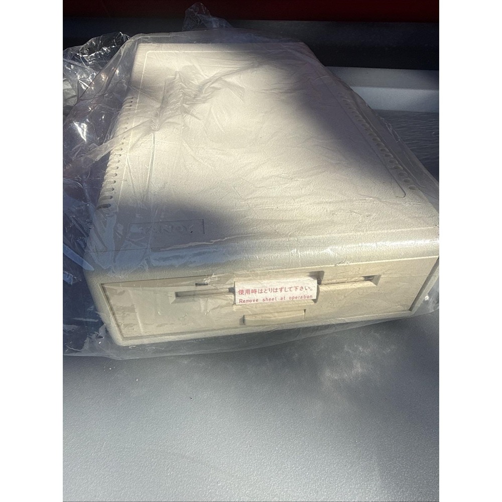 Vintage Tandy 3.5 Drive 25-1061 NOS Sealed Cable Pouch Defect 1980s